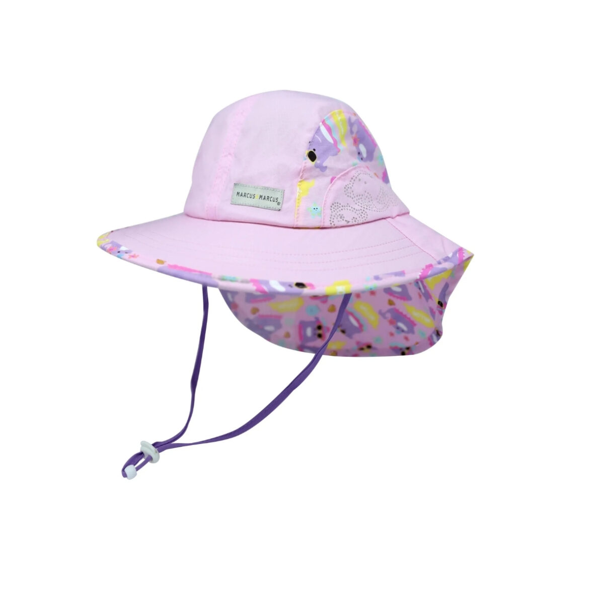Chapéu com Proteção de Nuca e UV Baleia Willo (1-2 anos)